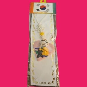 5/$25 Korean Heart Man Phone Charm